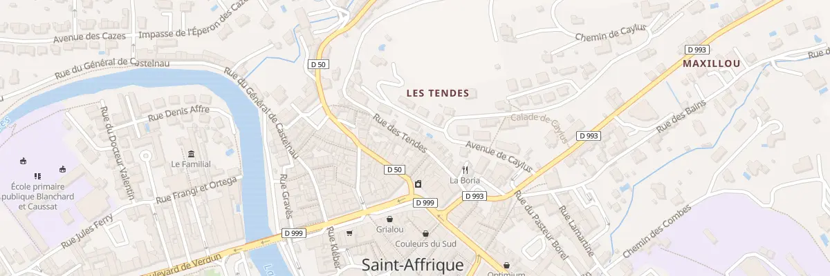 Plan du 32 Rue des Tendes à Saint-Affrique