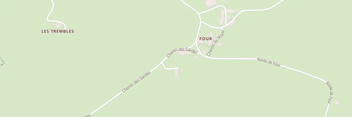 Plan du 5074 Four à Saint-Bonnet-de-Four
