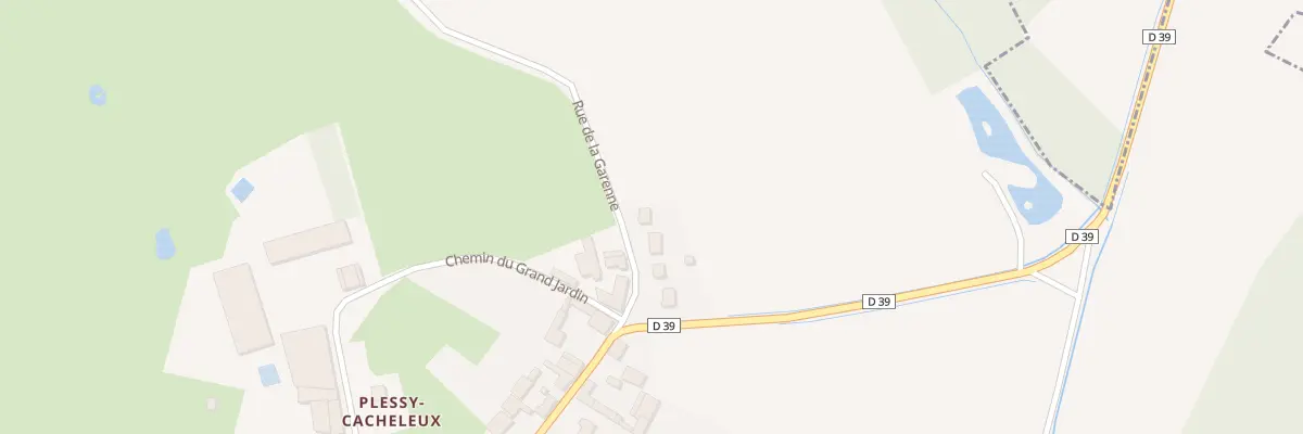 Plan du 37 Rue de la Garenne à Dives