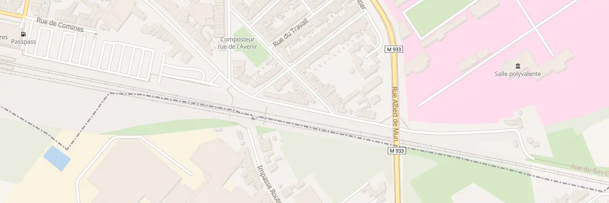 Plan du 28 Rue du Bas Chemin à Armentières