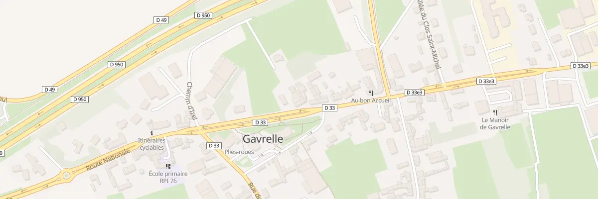 Plan du 14 Rte Nationale à Gavrelle
