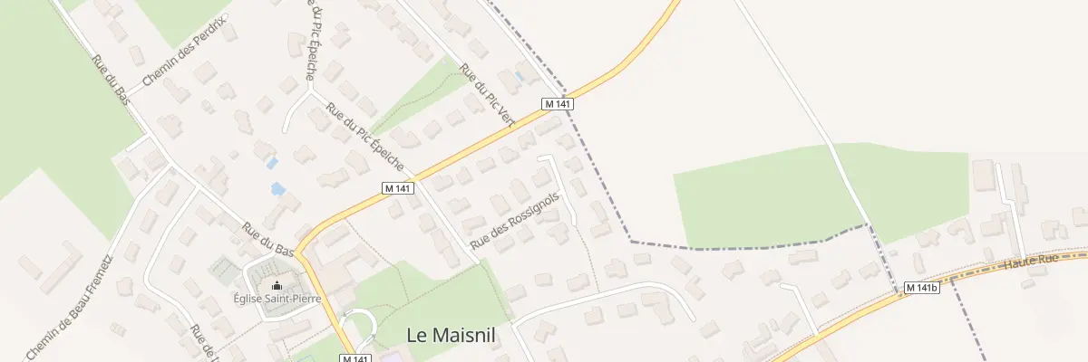Plan du 7 Rue des Rossignols au Maisnil