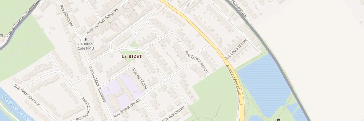 Plan du 75 Rue Ernest Renan à Armentières