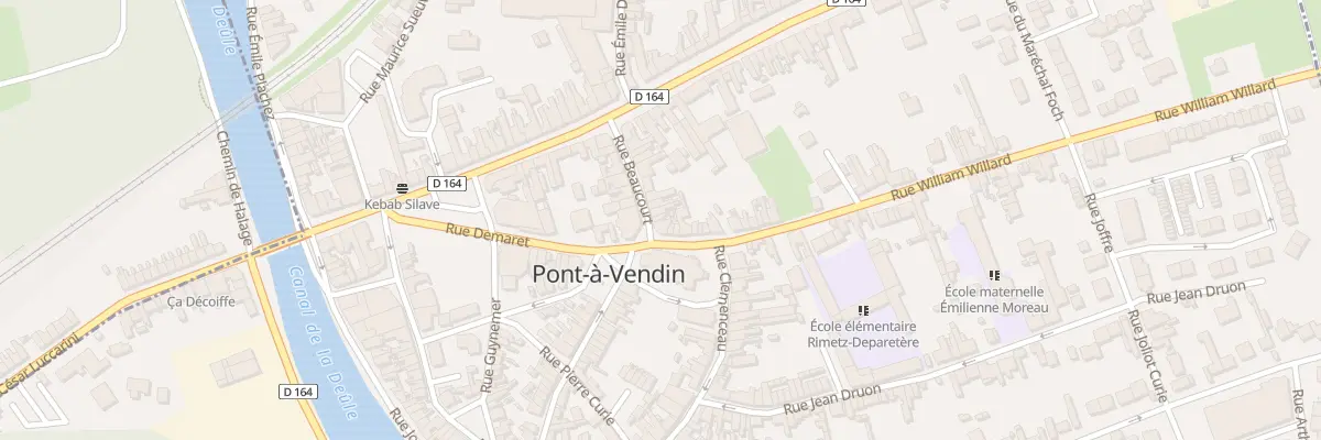 Plan du 3 Rue Beaucourt à Pont-à-Vendin