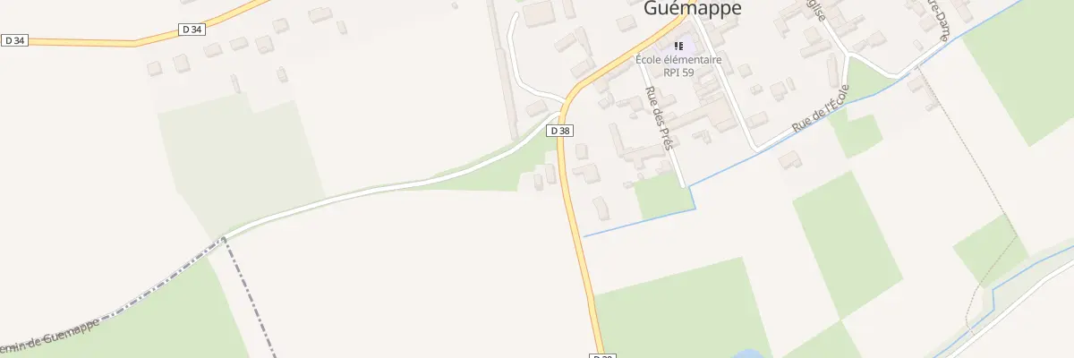 Plan du 7 Rue de Chérisy à Guémappe