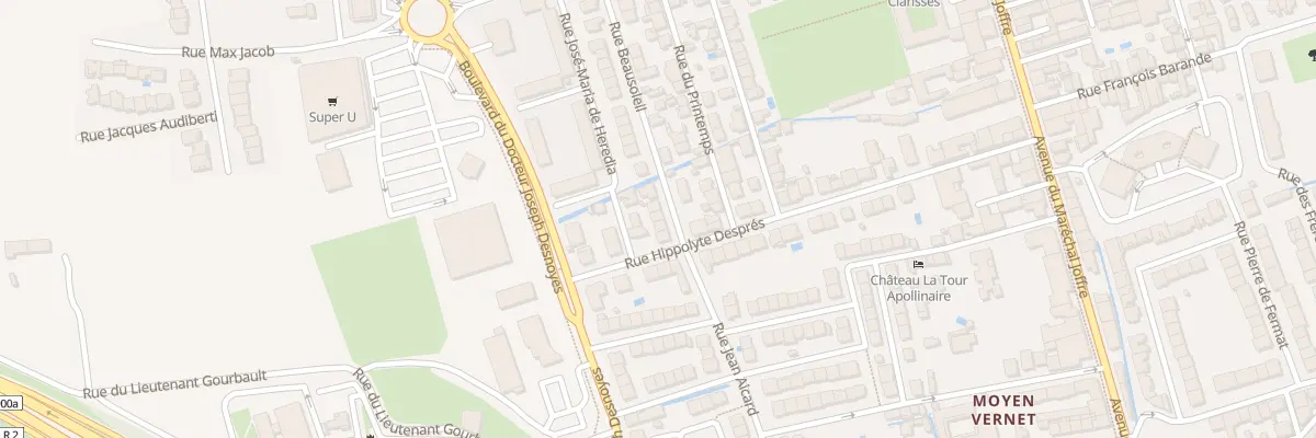 Plan du 3 Rue Beausoleil à Perpignan