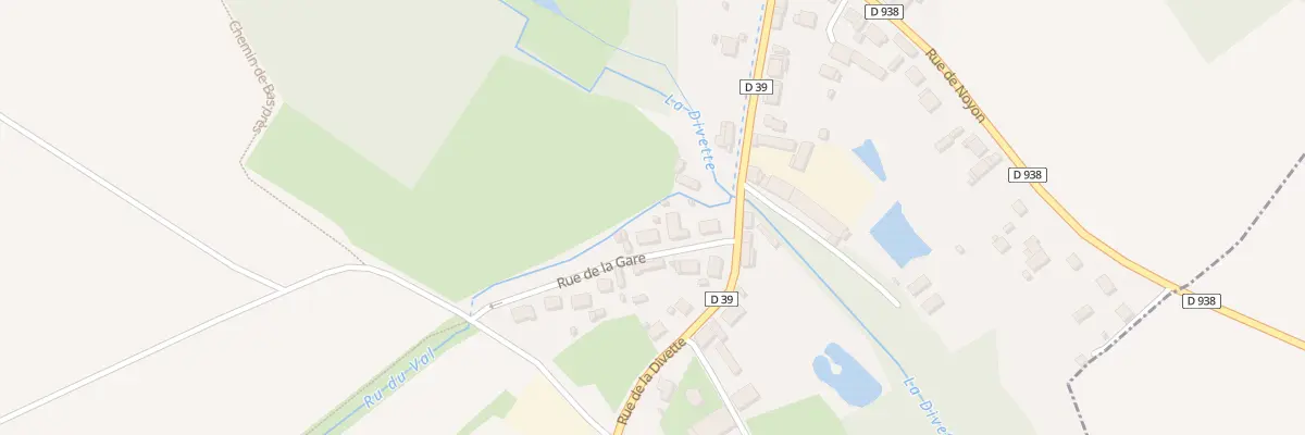 Plan du 5 Rue de la Gare à Dives