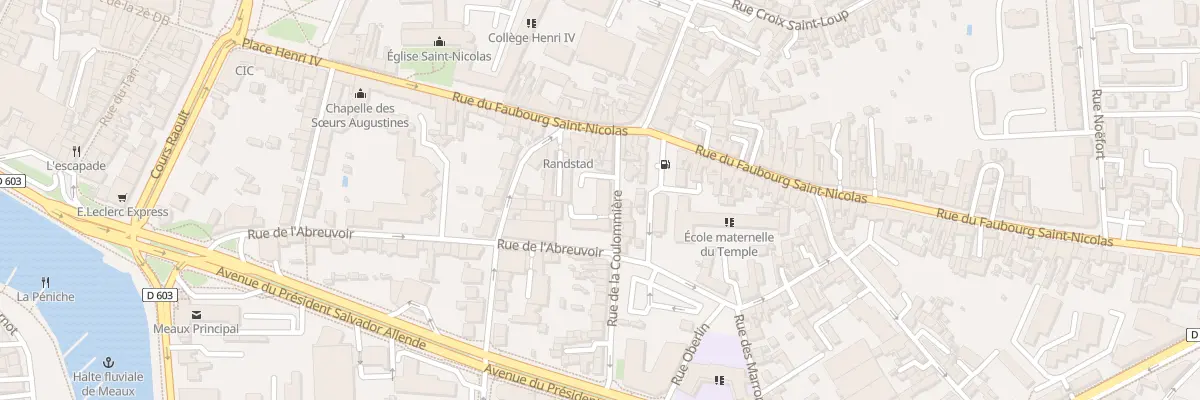 Plan du 6 Rue de la Coulommiere à Meaux