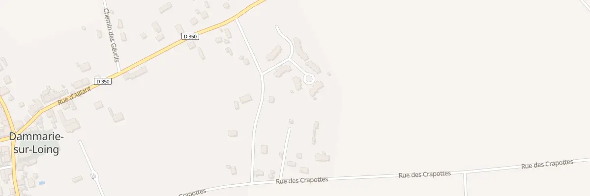 Plan du 3 Res des Pains Chauds à Dammarie-sur-Loing
