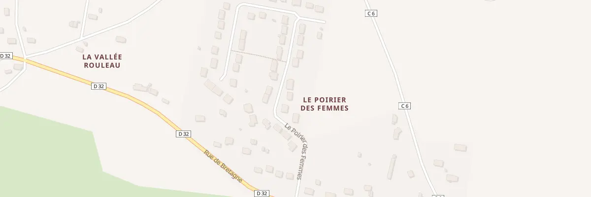 Plan du 6 Le Poirier des Femmes à La Selle-sur-le-Bied