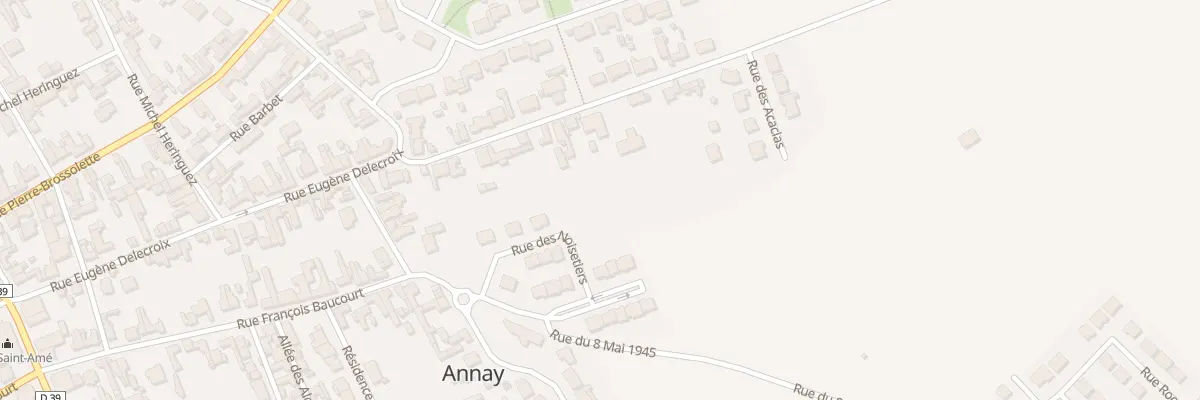 Plan du 19 Che des Huit à Annay