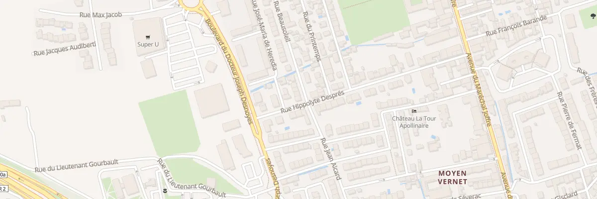 Plan du 1 Rue Beausoleil à Perpignan