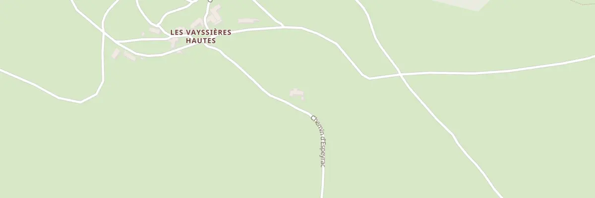 Plan du 5138 Les Vayssieres Hautes à Lieutadès