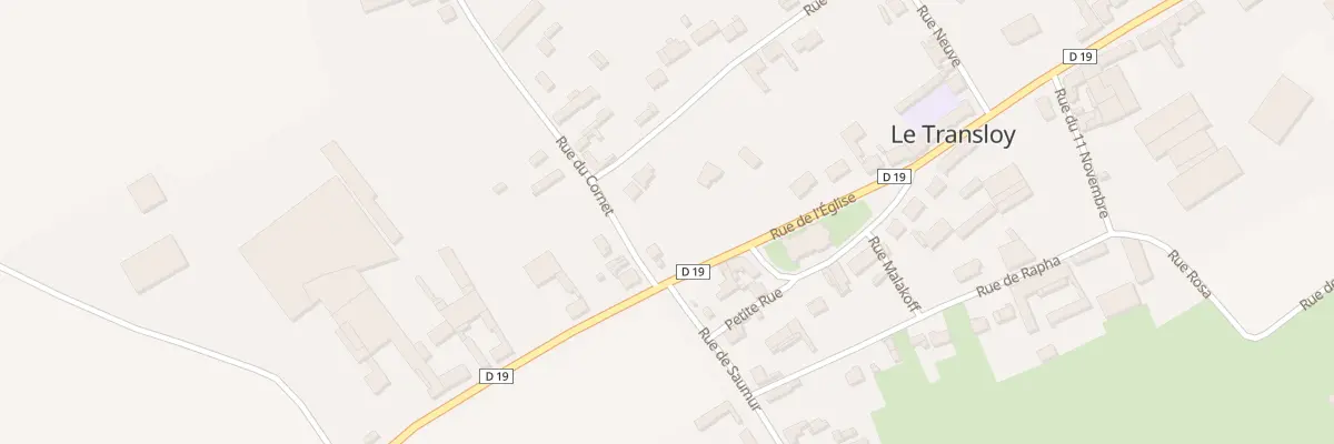 Plan du 2 Rue du Chapitre au Transloy
