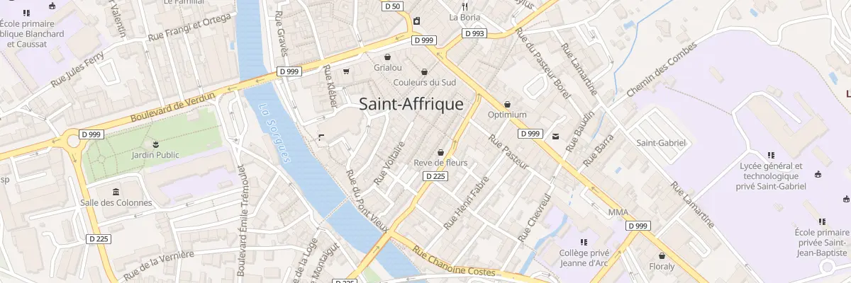 Plan du 5 Rue du Soubayrol à Saint-Affrique