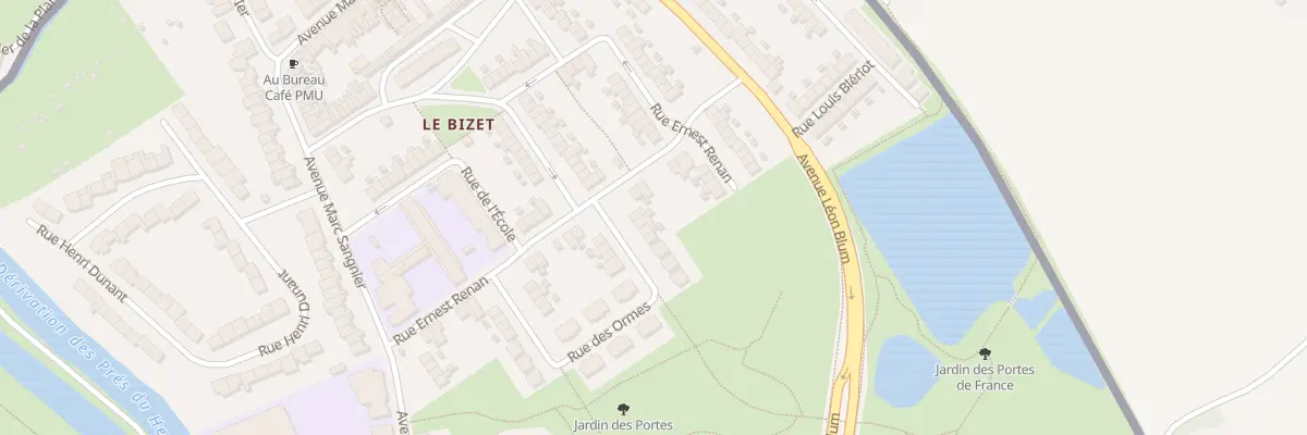 Plan du 44 Rue Ernest Renan à Armentières