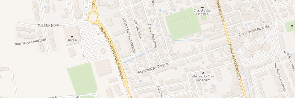 Plan du 8 Rue Beausoleil à Perpignan