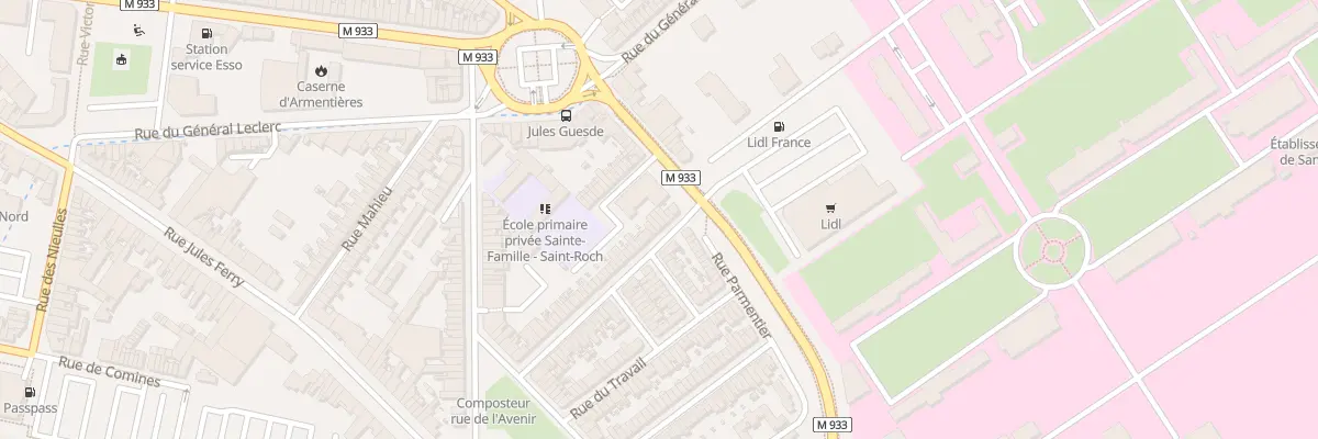 Plan du 55 Rue de la Cite à Armentières