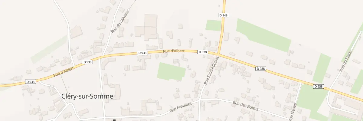 Plan du 138 Rue d’Albert à Cléry-sur-Somme