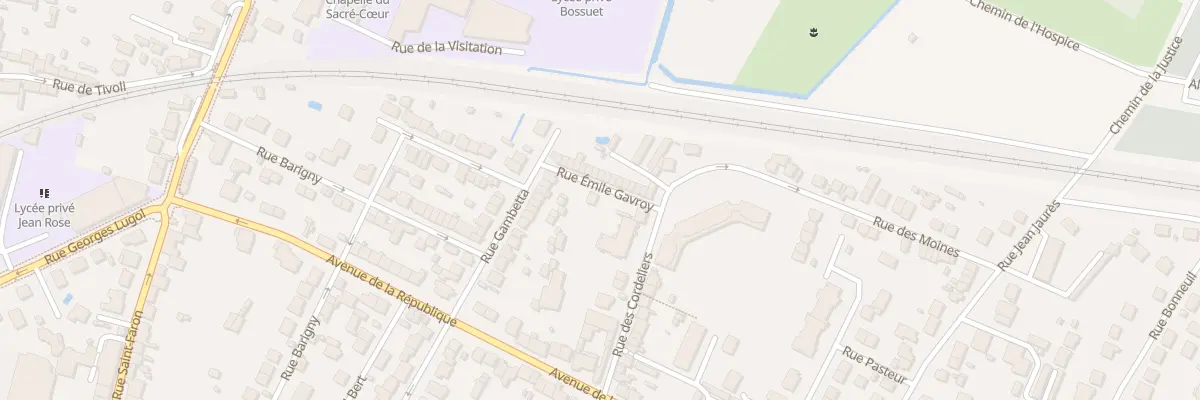 Plan du 12 Rue Emile Gavroy à Meaux