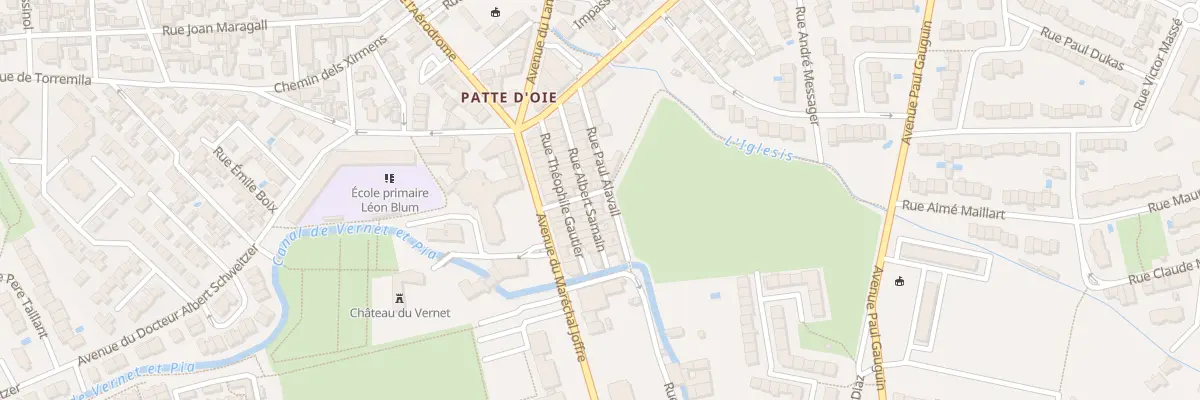 Plan du 8 Rue Louis Mercier à Perpignan