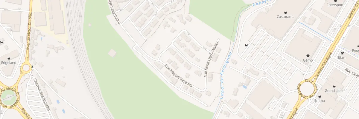 Plan du 8 Rue Jacques Colomines à Perpignan