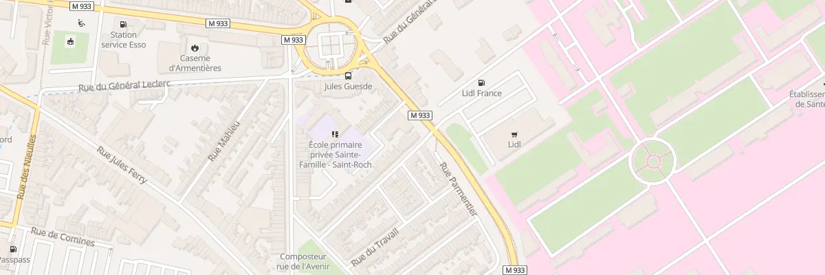 Plan du 59 Rue de la Cite à Armentières
