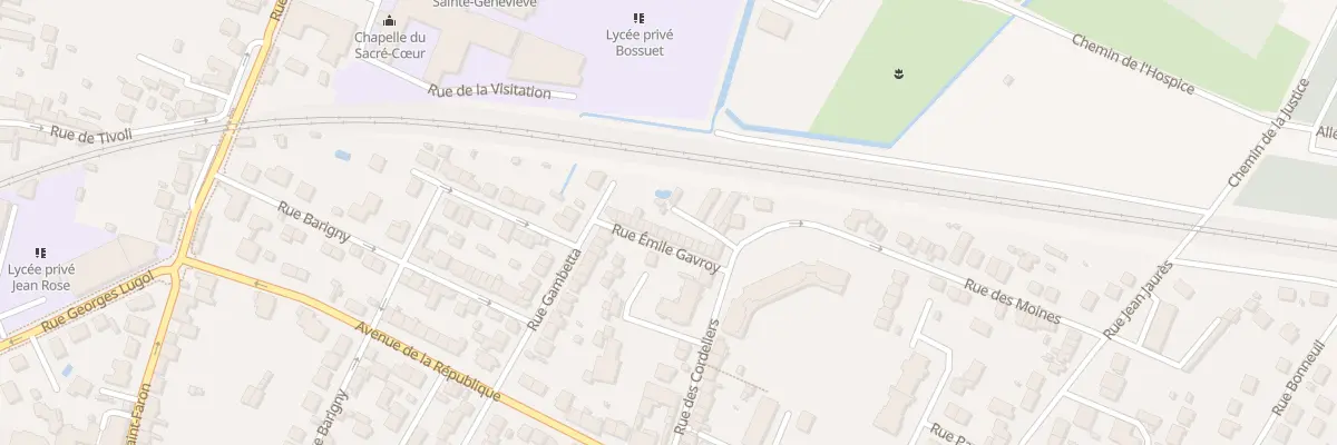 Plan du 15 Rue Emile Gavroy à Meaux