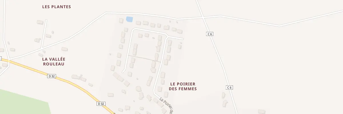 Plan du 14 Le Poirier des Femmes à La Selle-sur-le-Bied