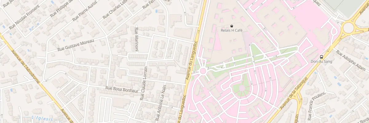Plan du 445 Av du Languedoc à Perpignan