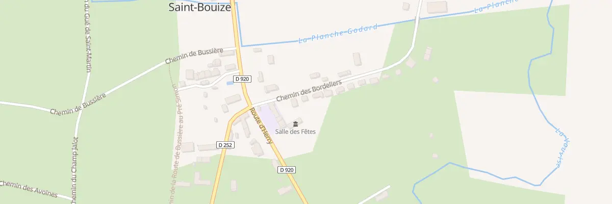 Plan du 6 Che des Bordeliers à Saint-Bouize
