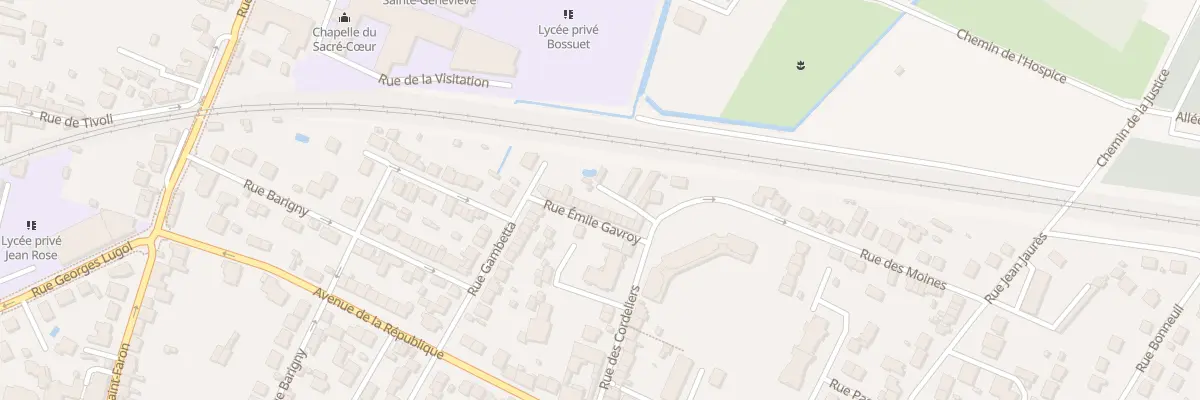 Plan du 17 Rue Emile Gavroy à Meaux