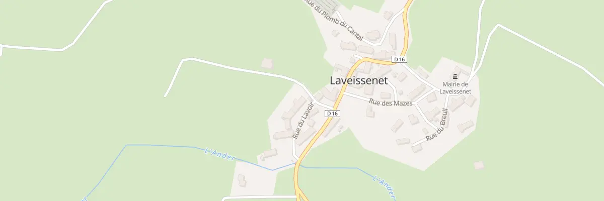 Plan du 5028 Le Bourg à Laveissenet