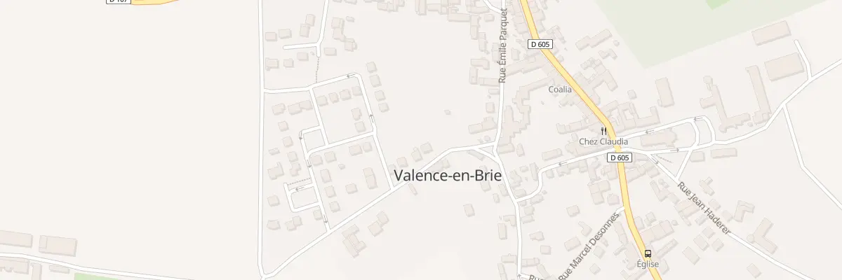 Plan du 9 Rue des Bordes à Valence-en-Brie