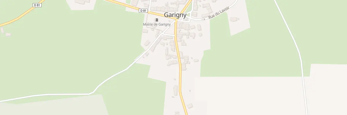 Plan du 12 Rte de Nèrondes à Garigny
