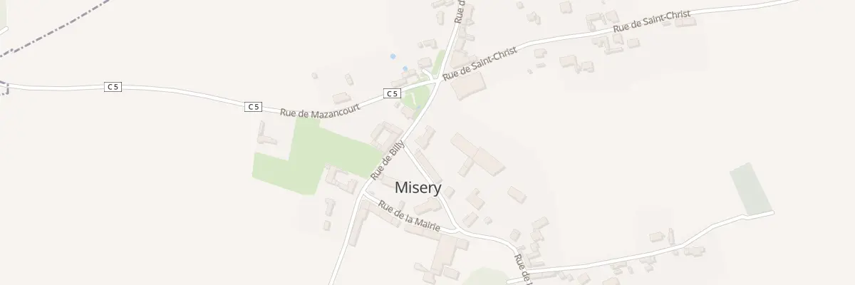 Plan du 1 Rue de Billy à Marchélepot-Misery