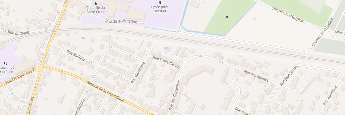 Plan du 21 Rue Emile Gavroy à Meaux