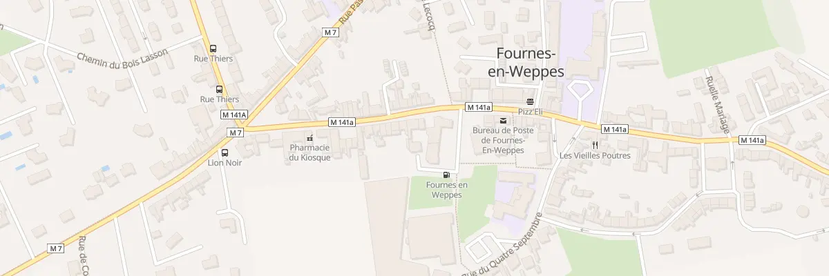 Plan du 1068 Rue Faidherbe à Fournes-en-Weppes