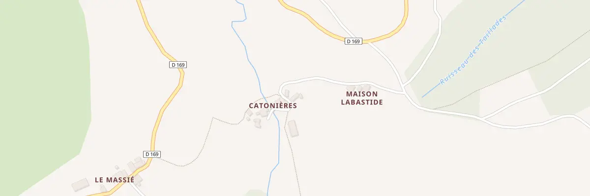 Plan du 5447 Catonieres à Murat-sur-Vèbre