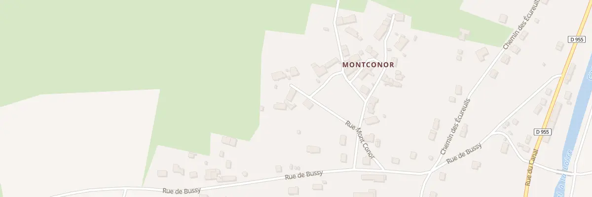 Plan du 42 Montconor à Bannay