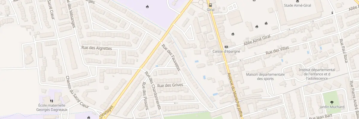 Plan du 38 Rue des Fauvettes à Perpignan