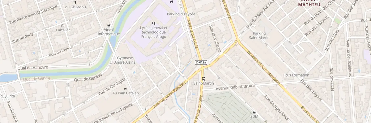 Plan du 4 Rue du Cap Dieude à Perpignan