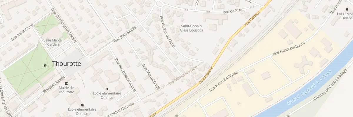 Plan du 26 Rue SAS de Gand à Thourotte