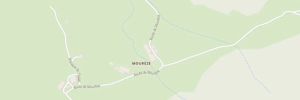 Plan du 5033 Moureze à Peux-et-Couffouleux