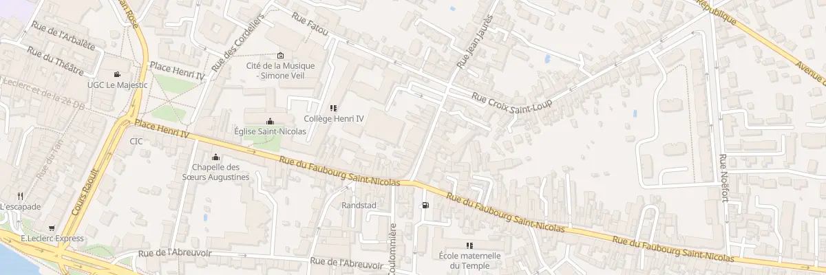 Plan du 11 Rue Jean Jaures à Meaux