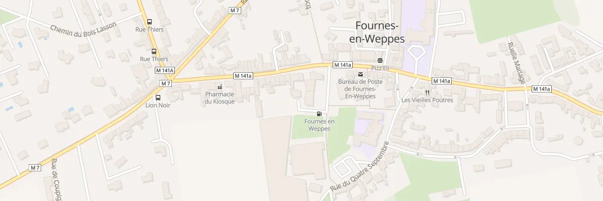 Plan du 1092 Rue Faidherbe à Fournes-en-Weppes