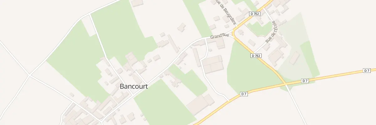 Plan du 20 Gr Grande Rue à Bancourt