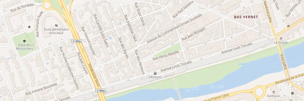 Plan du 60 Rue Jean Richepin à Perpignan