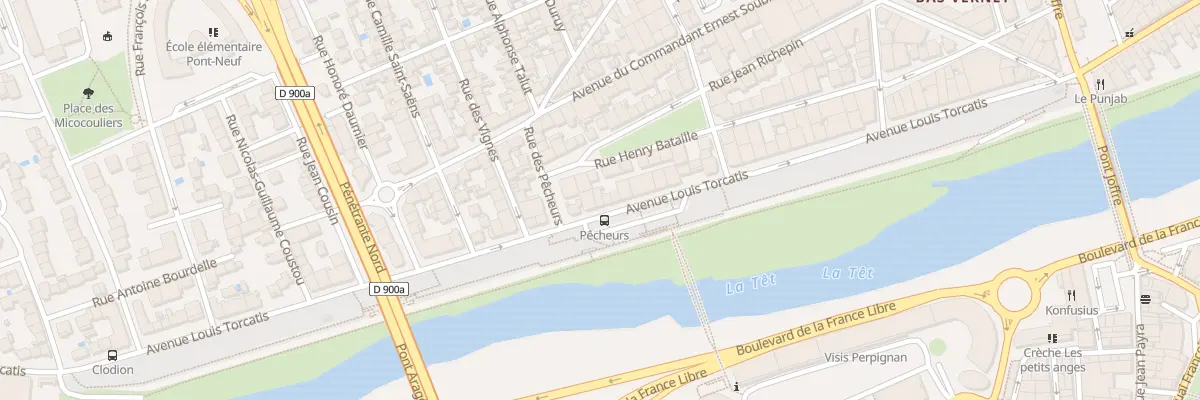 Plan du 70 Av Louis Torcatis à Perpignan