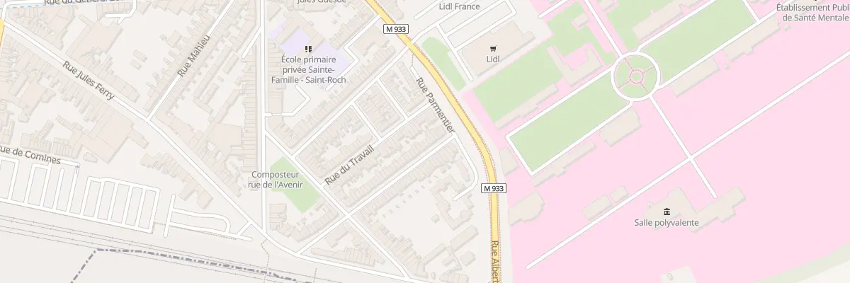 Plan du 66 Rue de l’Epargne à Armentières